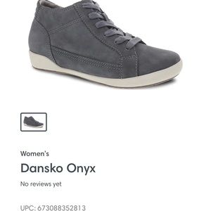 Women’s Dansko Onyx Shoes.  Slate milled Nubuck.